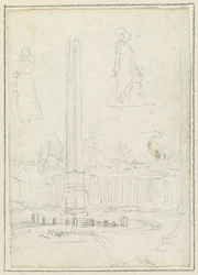 Der Obelisk auf dem Petersplatz