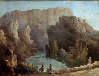 Ansicht des Brunnens Vaucluse