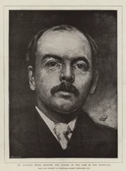 Dr. Leander Starr Jameson, der Anführer des Überfalls im Transvaal