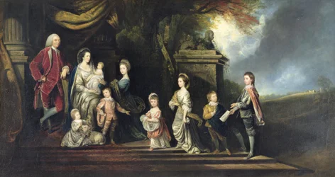 John, 2. Earl of Egmont (1711-1770) und seine Familie, ca. 1770
