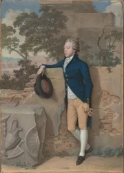 Frederick North, später fünfter Earl of Guilford, in Rom