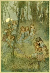 Und nächtliche Wiesenfeen, schaut ihr singt, aus Die lustigen Weiber von Windsor, veröffentlicht 1910