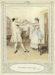 Illustration für Goldsmiths Sie macht sich nieder, um zu erobern