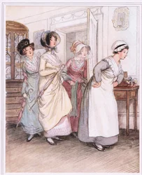 Patty führt die Schwestern Willoughby und Miss Henrietta ein