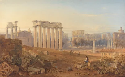 Ansicht des Forums in Rom