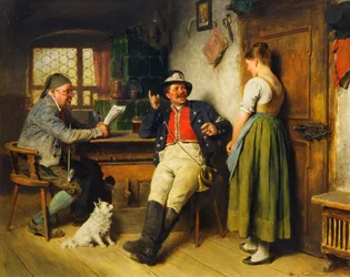 Figuren in einem Innenraum, 1891