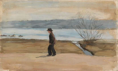 Der verwundete Engel, Landschaftsstudie