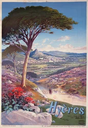 Poster für Hyeres, Provence