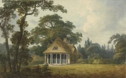 Ein Sommerhaus mit Ganzfensterläden