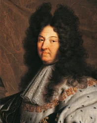 Porträt Ludwigs XIV. von Frankreich, bekannt als Ludwig der Große oder der Sonnenkönig (1638-1715)