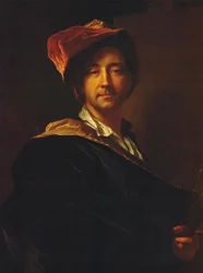 Selbstporträt mit Turban