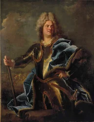 Porträt eines Mannes, traditionell identifiziert als Claude Louis Hector, Herzog von Villars (1653-1734)