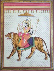 Göttin Durga auf dem Tiger