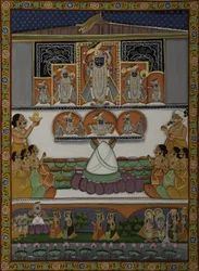 Krishna Tempel Hingabe