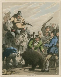 Illustration aus Hudibras von Samuel Butler