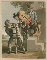 Illustration aus Hudibras von Samuel Butler