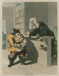 Illustration aus Hudibras von Samuel Butler