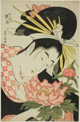 Die Kurtisane Somenosuke von Matsubaya