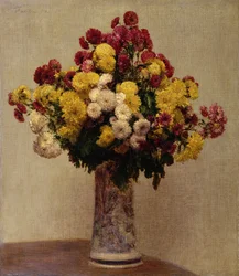 Chrysanthemen in einer Vase, 1873