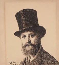 Porträt von Manet, 1867