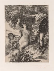 Siegfried und die Töchter des Rheins, ca. 1880