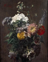 Stillleben: gemischte Blumen