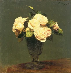 Weiße Rosen, 1873
