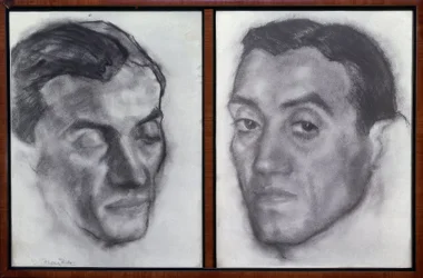 Porträt von Ramon Perez de Ayala (1888–1962) Schriftsteller und Journalist – Zeichnung – Generation von 1914