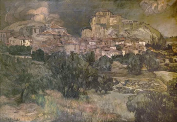 Alquézar – Öl auf Leinwand – 139 × 199 cm