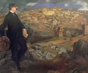 Porträt von Maurice Barres (1862-1923)