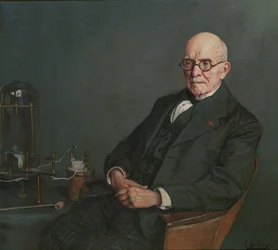 Porträt des Physikers Édouard Branly 1844-1940, ca. 1920