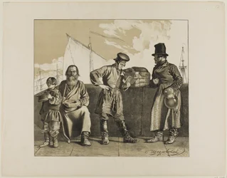 Szenen aus dem russischen Volksleben