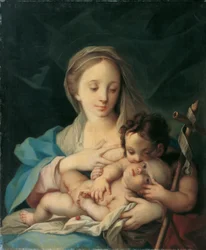 Maria mit dem Kind und dem Johannesknaben