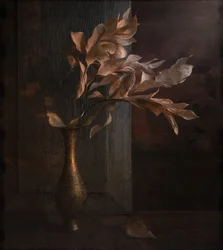 Herbstliches Vasen-Stillleben