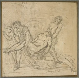 Heiliger Abdon und Heiliger Sennen begraben christliche Märtyrer, 1653-1657