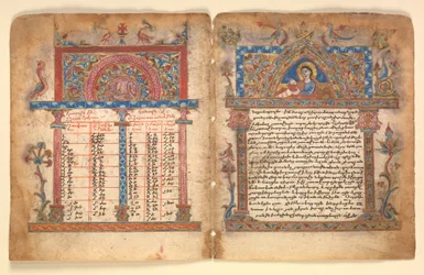 Armenisches Manuskript-Bifolium