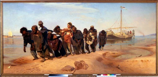 Burlaki an der Wolga