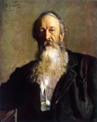 Porträt von VV Stasov