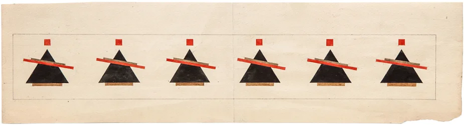 Skizze für eine suprematistische Komposition, 1922