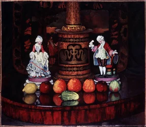 Stillleben mit Porzellanfiguren