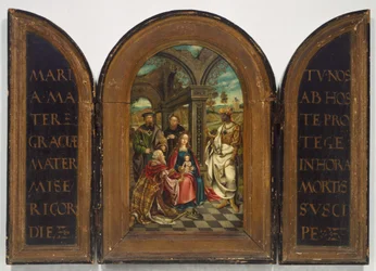 Anbetung der Heiligen Drei Könige, wahrscheinlich 17. Jahrhundert