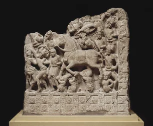 Die große Abreise von Siddhartha Gautama, 2. Jahrhundert n. Chr.