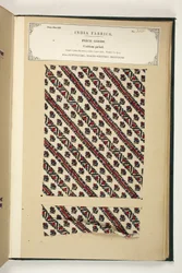Baumwolldruck, Fatehgarh, Uttar Pradesh, Indien, Stückware, Nr. 310 aus 