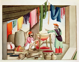 Färber in Indien
