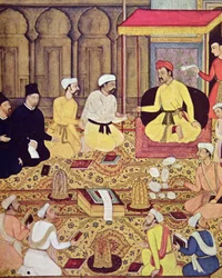 Jesuiten am Hof eines indischen Prinzen