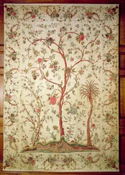 Palampore oder Überwurf von der Koromandelküste, um 1770
