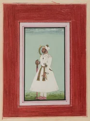 Porträt von Rao Vir Singh, ca. 1780-1790
