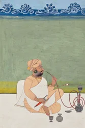Porträt eines Khanphata-Yogi, ca. 1800