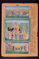 Rajasthanische Miniaturmalerei