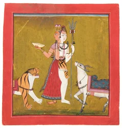 Shiva Ardhanarishvara, ca. 1715